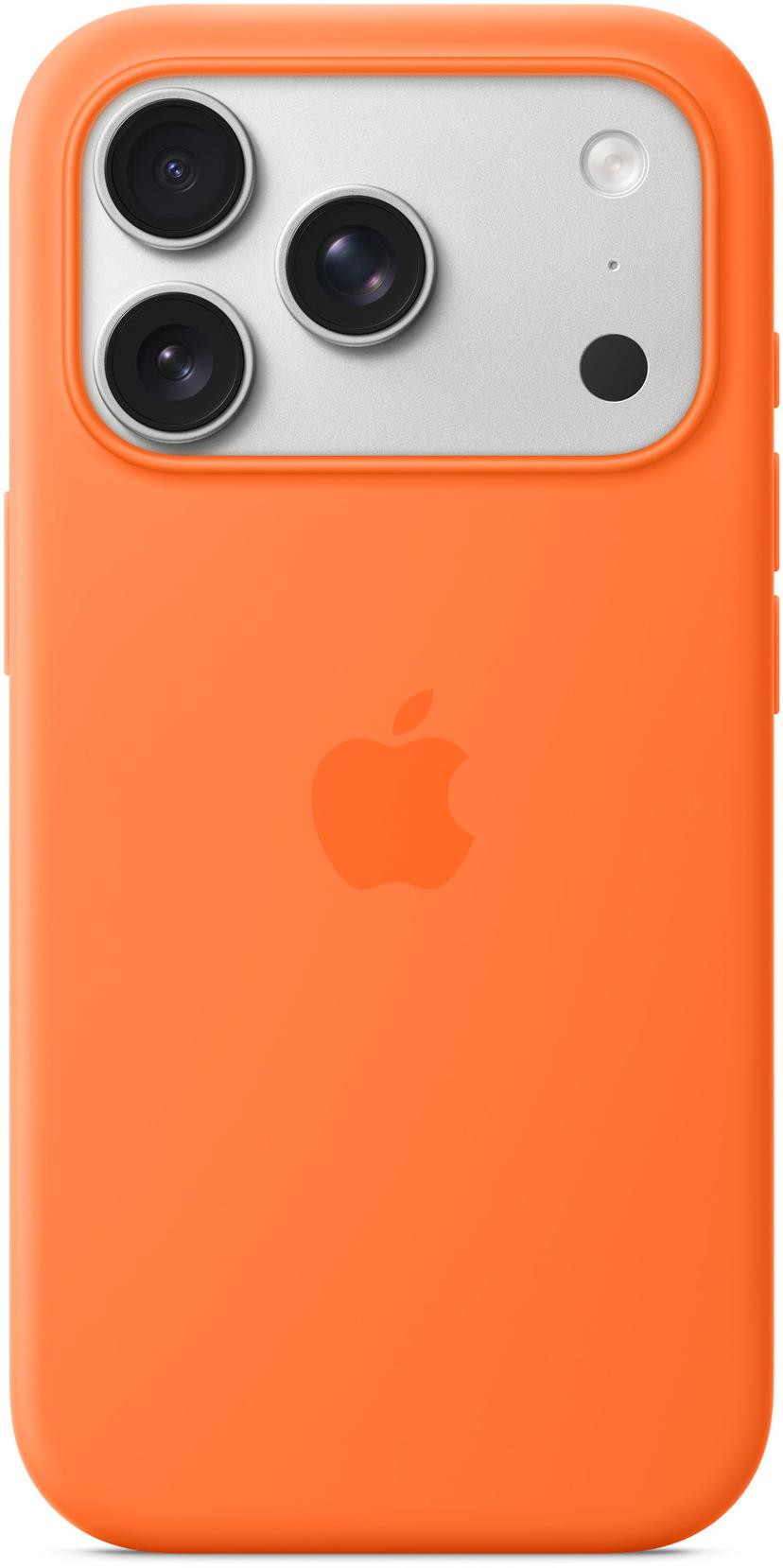 Apple Silicone Case iPhone 17 Pro Oranssi