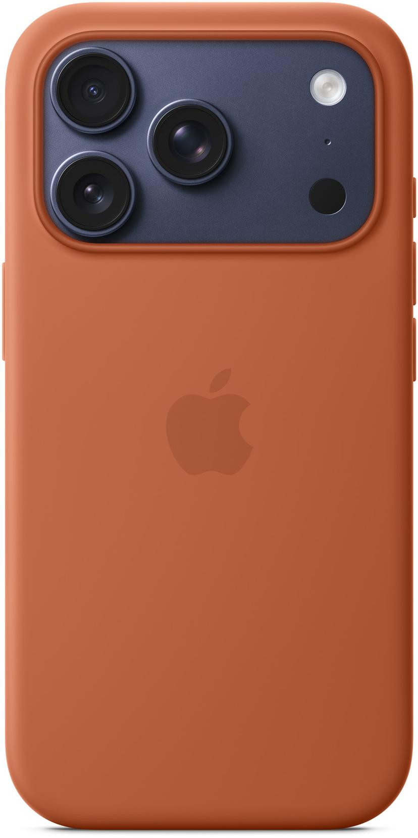 Apple Silicone Case With MagSafe iPhone 17 Pro Terracotta