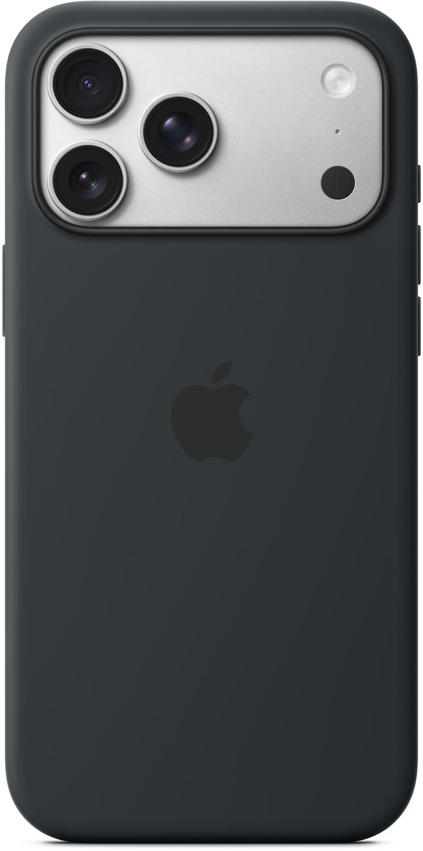Apple Silicone Case With MagSafe iPhone 17 Pro Max Zwart