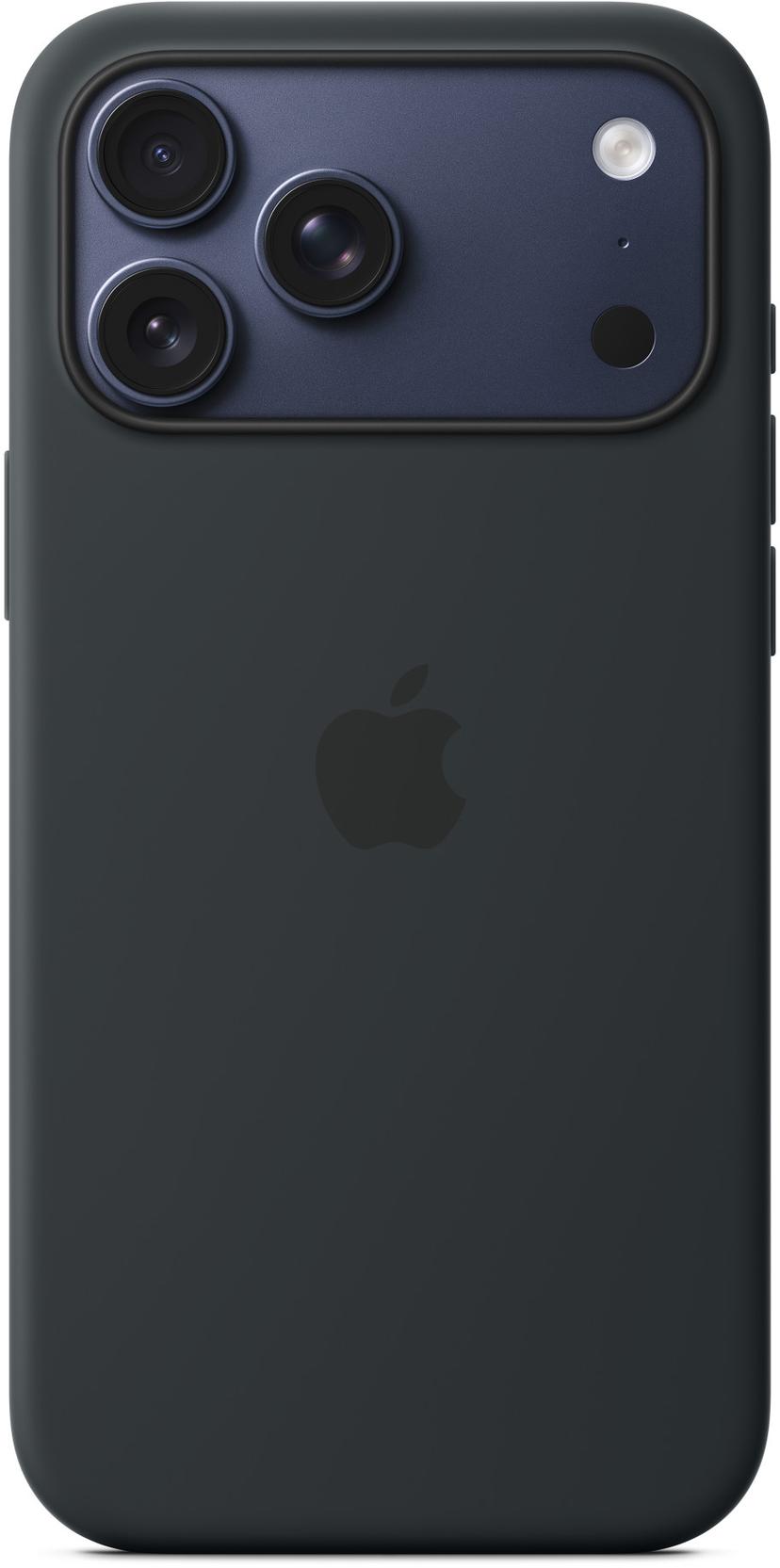 Apple Silicone Case With MagSafe iPhone 17 Pro Max Zwart