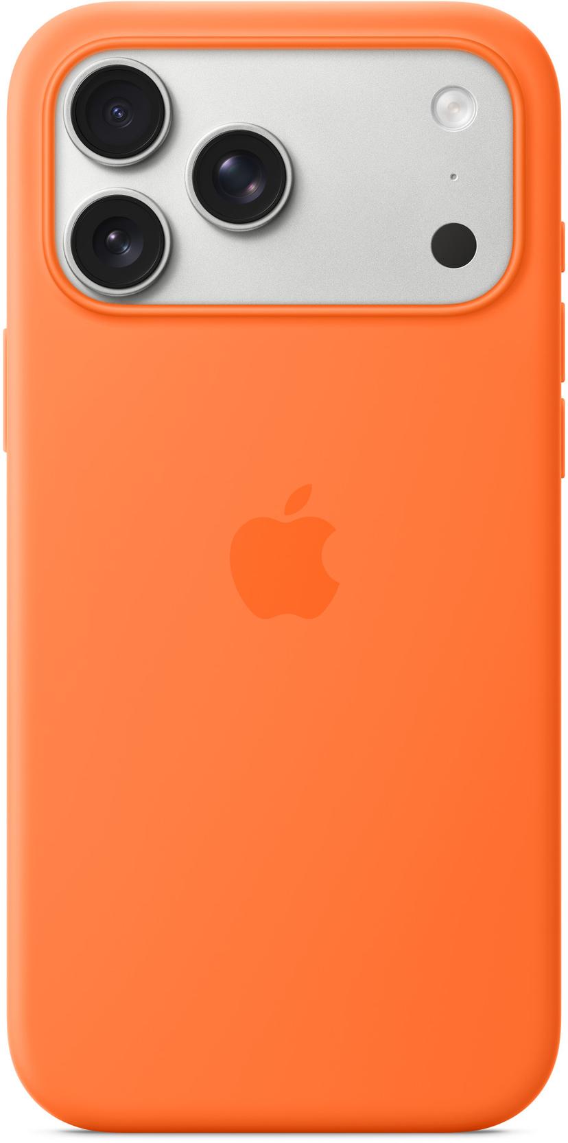 Apple Silicone Case With MagSafe iPhone 17 Pro Max Oransje