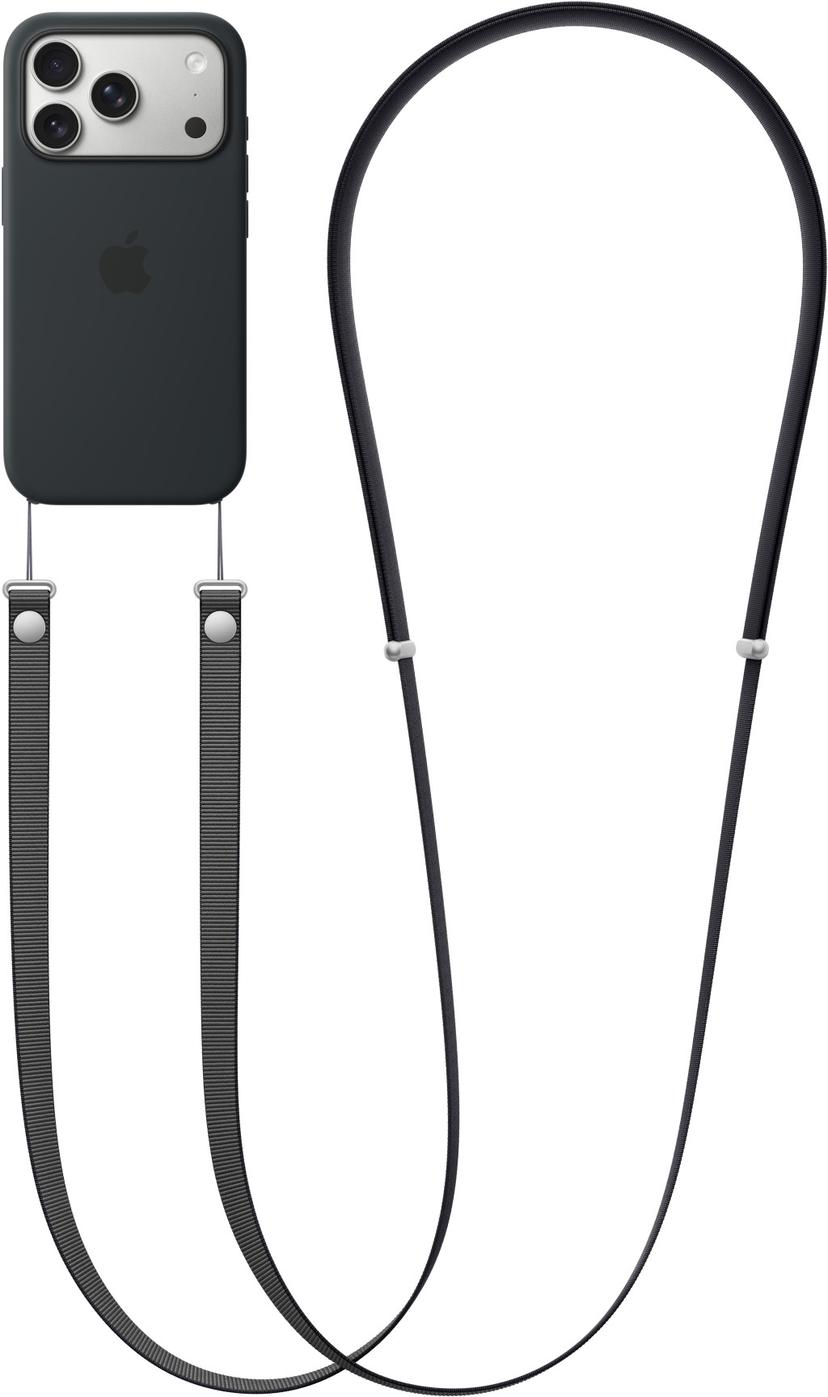 Apple Crossbody Strap Lysegrå