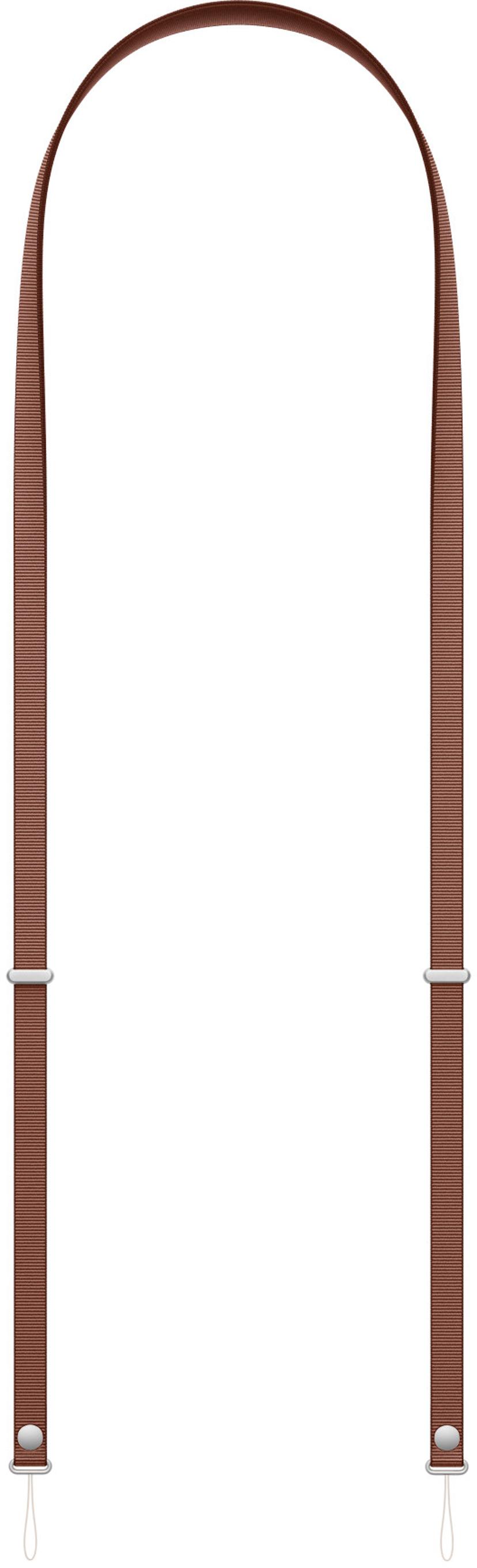 Apple Crossbody Strap Brun
