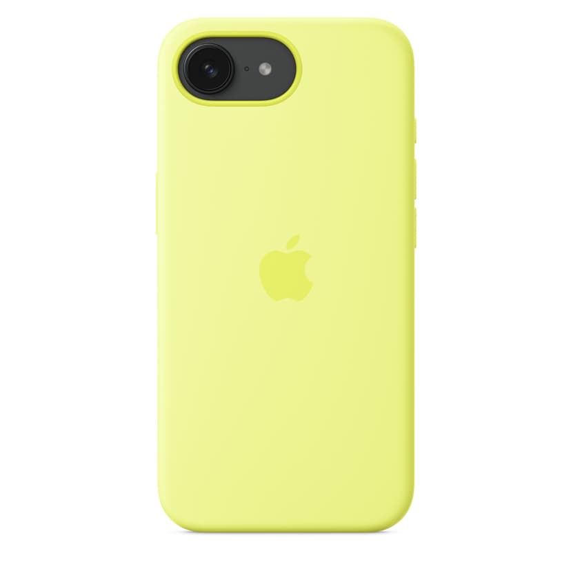 Apple Silicone Case iPhone 16e Keltainen