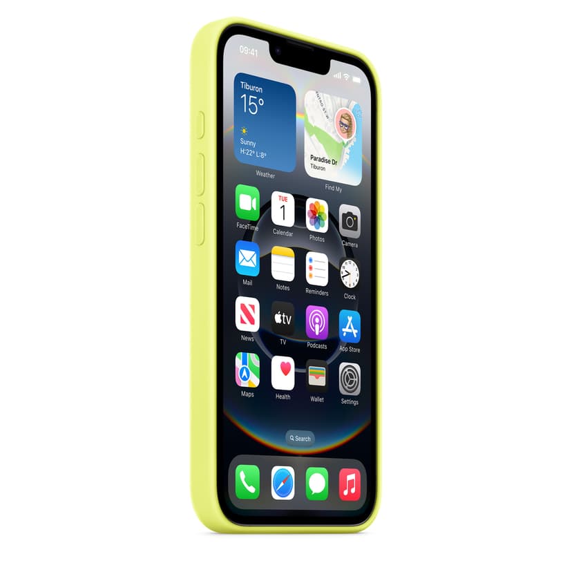 Apple Silicone Case iPhone 16e Keltainen