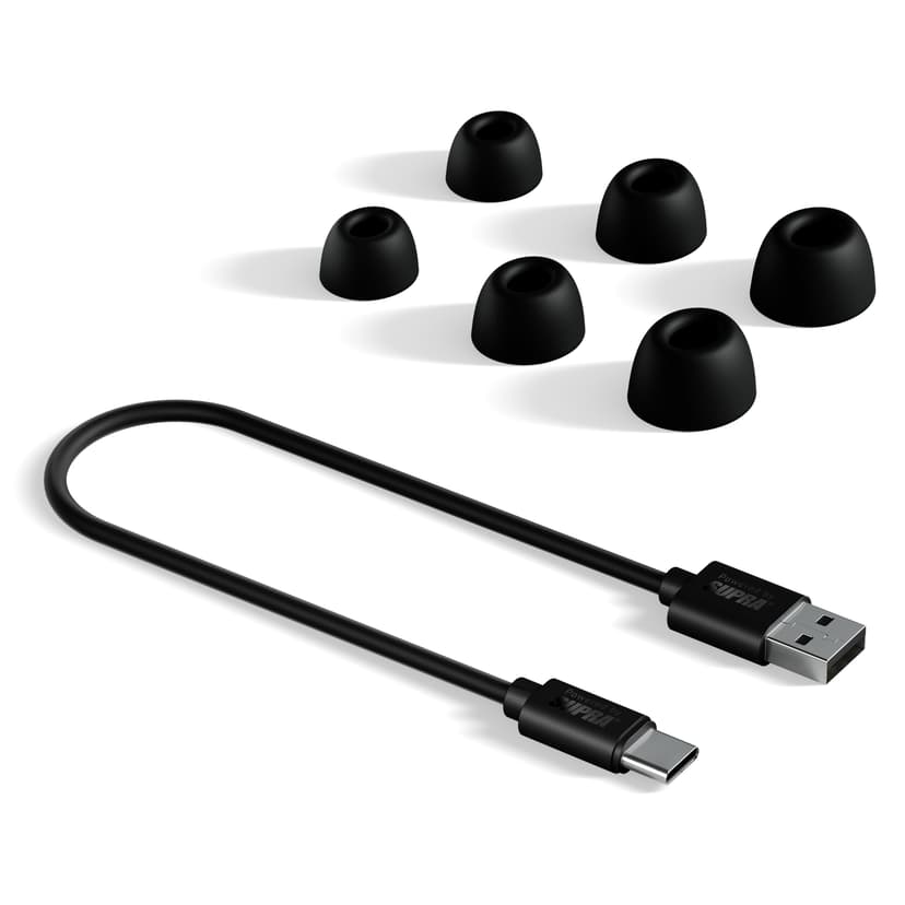 SUPRA NERO-TX2 In-ear Mil-STD, NATO, DEF-STAN Hvit