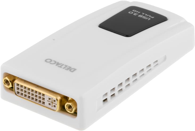 Deltaco Prime USB3-DVI Ekstern Videoadapter