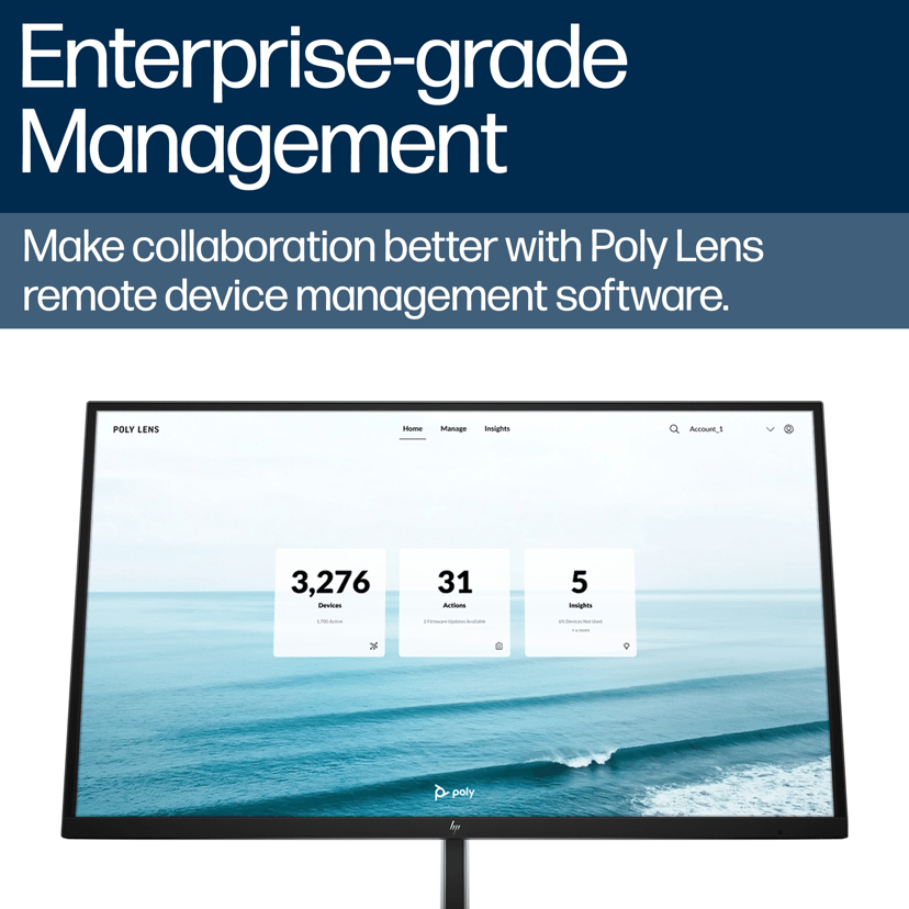 HP Poly Studio V12 USB video bar