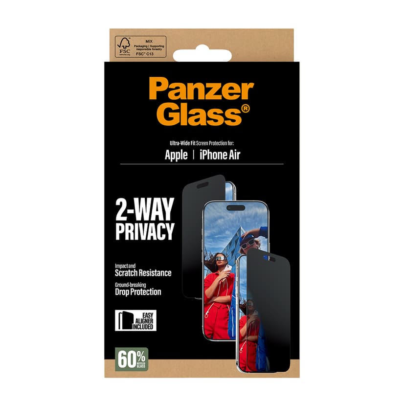 Panzerglass Ultra-Wide Fit Privacy iPhone Air