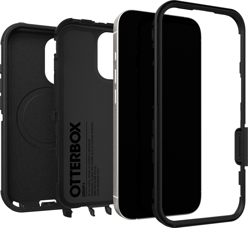 Otterbox Defender Pro MagSafe iPhone 17 Musta