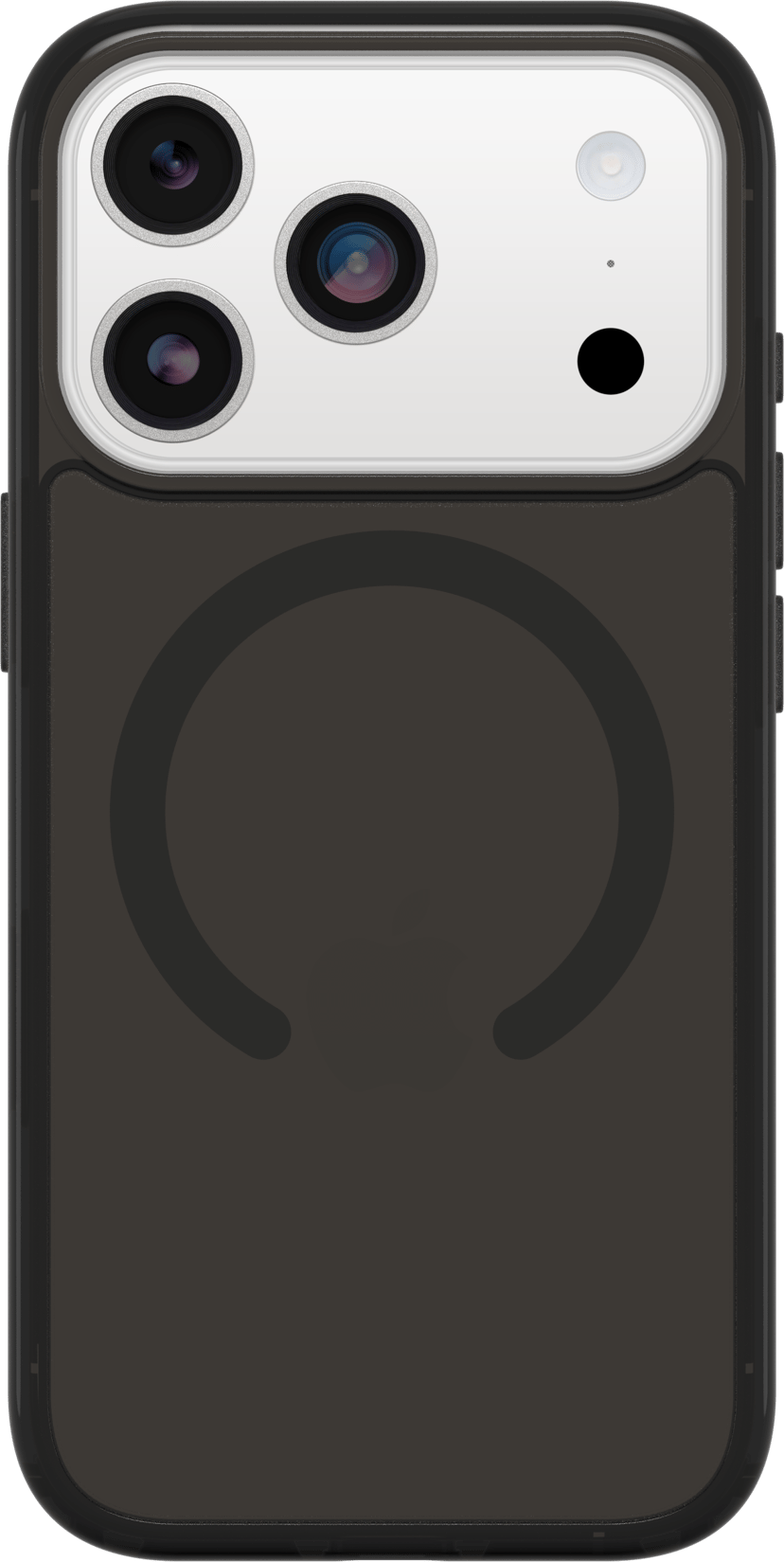 Otterbox Symmetry Clear MagSafe iPhone 17 Pro Gjennomsiktig, Svart