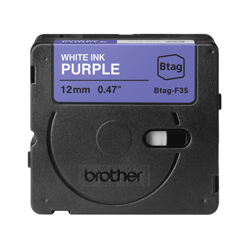 Brother Tape BTag-F35 12mm Vit/Lila