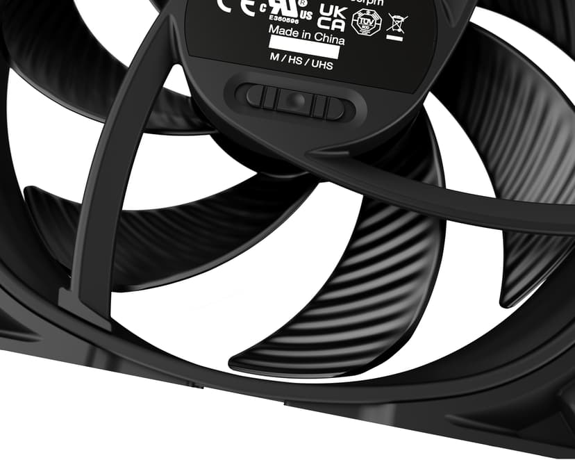 be quiet! SILENT WINGS PRO 4 | 140mm PWM PC-kjølevifte Vifte 14 cm Sort 1 stykker Vifte Svart