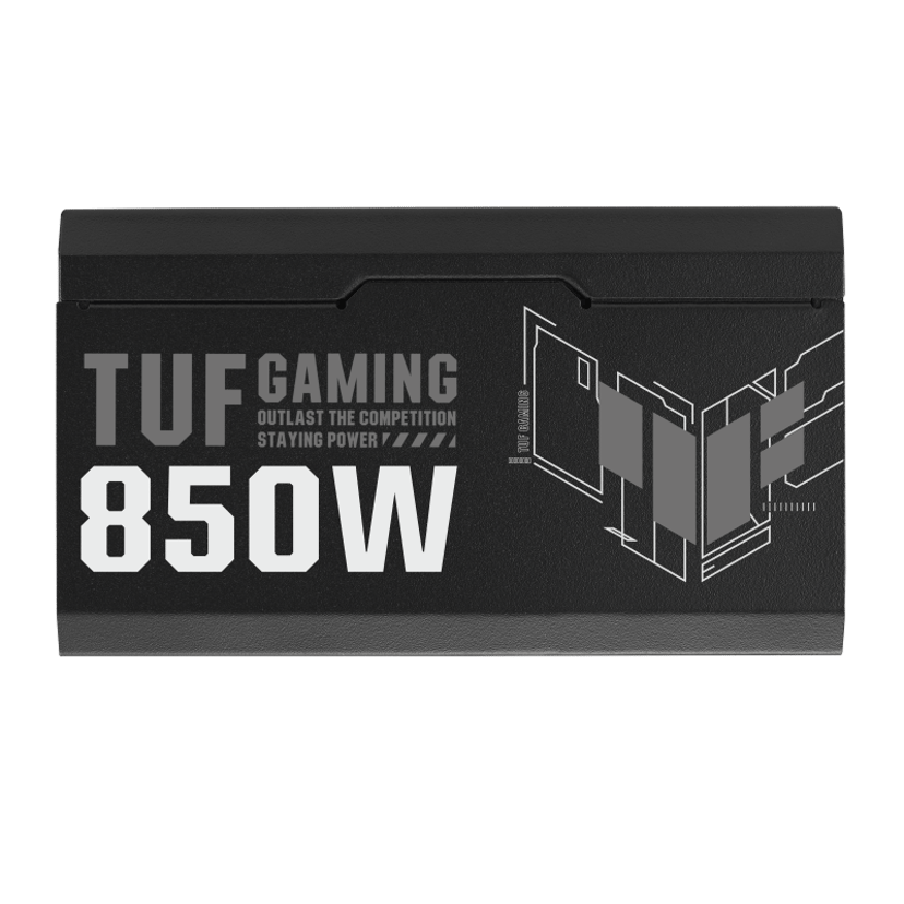 ASUS TUF Gaming - (Kuppvare klasse 2) 850W ATX 80+ Gold Strømforsyning
