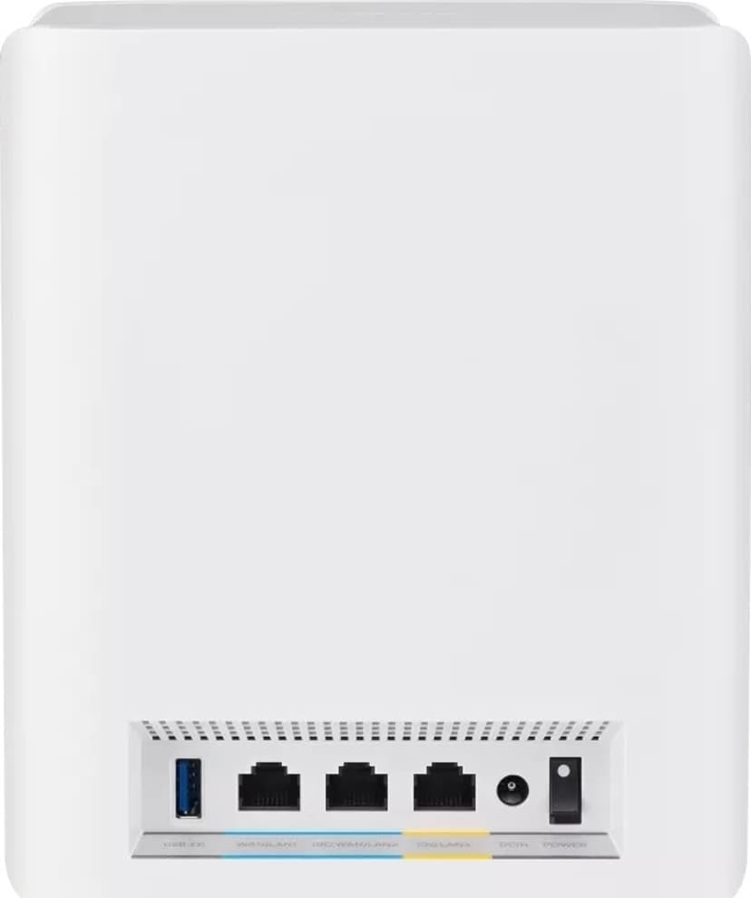ASUS ZenWiFi BT10 Kolmikaista (2,4 GHz/5 GHz/6 GHz) Wi-Fi 7 (802.11be) Valkoinen 3 Sisäinen