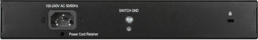 D-Link DGS-1010MP nätverksswitchar Ohanterad Gigabit Ethernet (10/100/1000) Strömförsörjning via Ethernet (PoE) stöd 1U Svart