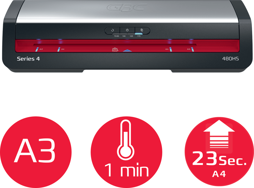 GBC Laminointi 480HS Sarja 4 A3