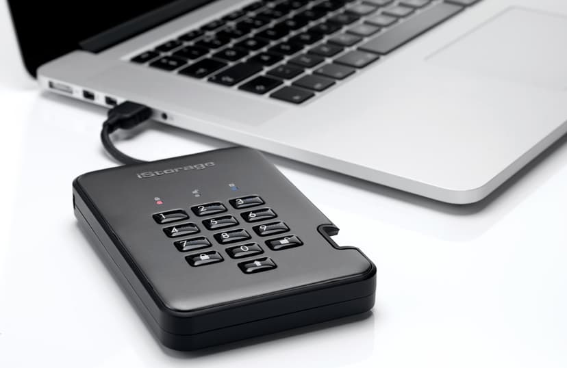 Istorage diskAshur PRO2 256-BIT 5TB FIPS-3 Certified Svart