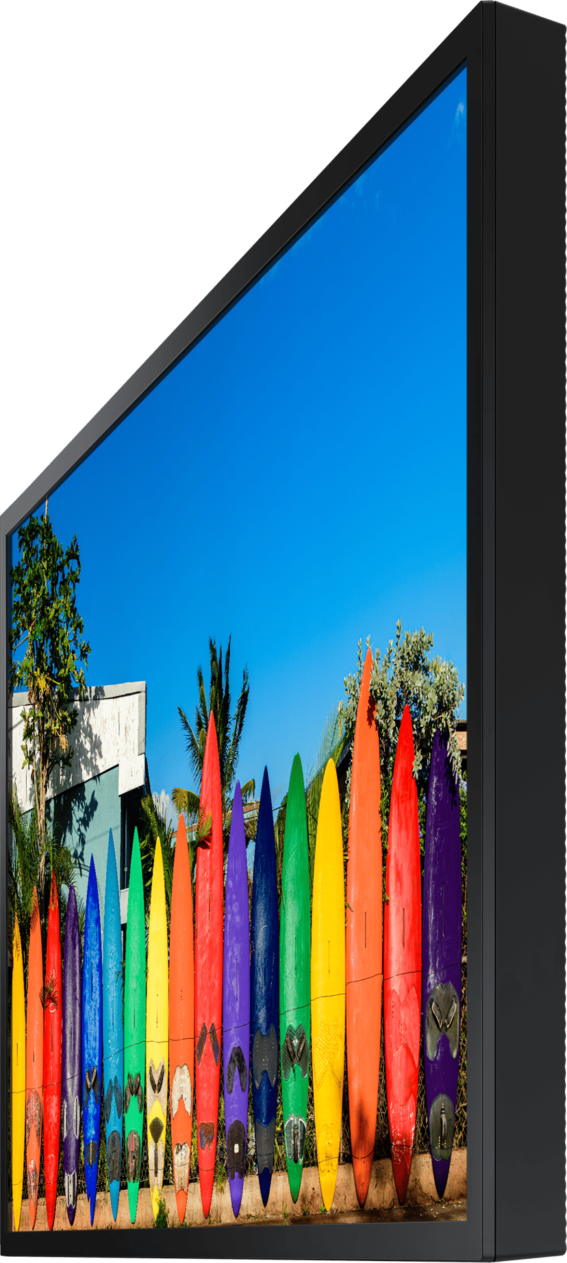 Samsung OM55B Digital skiltingstavle (flatskjerm) 139,7 cm (55") LCD Wi-Fi 3000 cd/m² 4K Ultra HD Svart Innebygd prosessor Tizen 5.0 24/7 55" ADS 3000cd/m² 3840 × 2160pixels