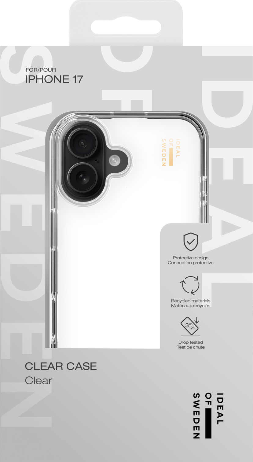 iDeal Clear Case MagSafe iPhone 17 Läpinäkyvä