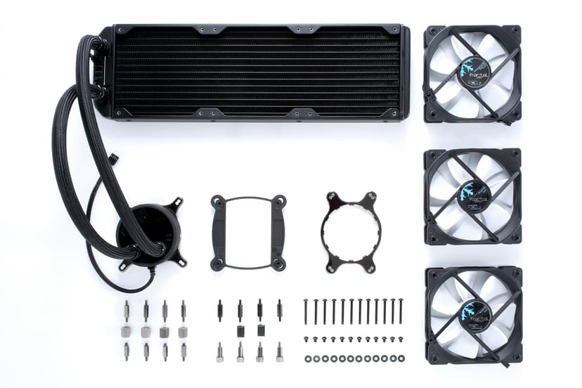 Fractal Design Celsius S36 AIO vloeistofkoeler Wit, Zwart