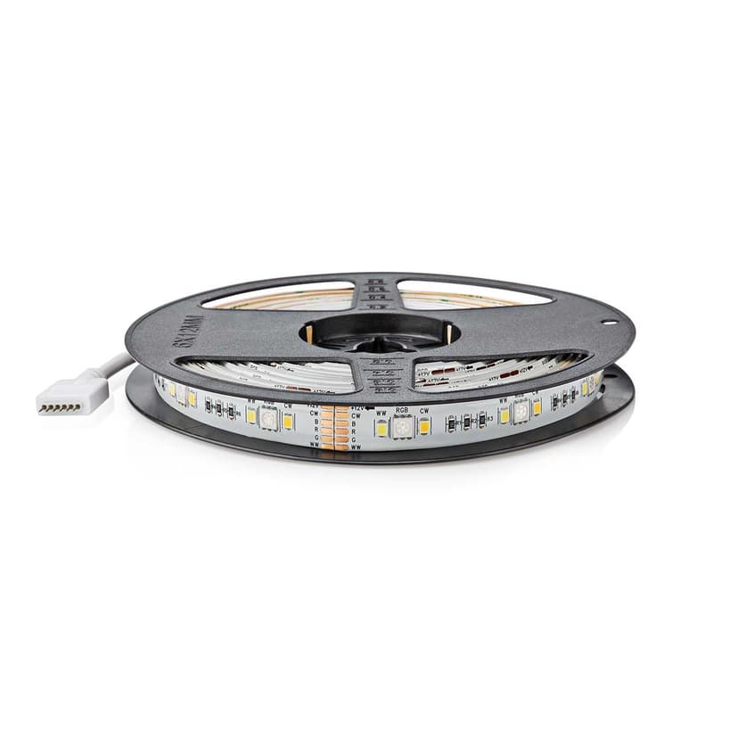 Nedis SmartLife LED-remsa, kallvit/varmvit/RGB, Wi‑Fi, IP21, 5 m