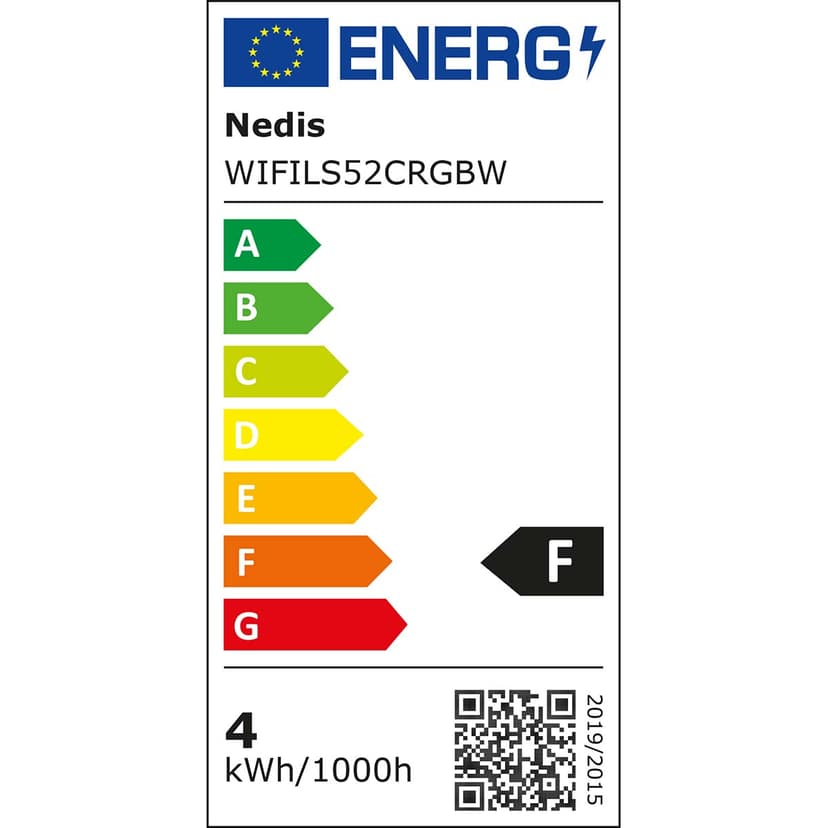 Nedis SmartLife LED-nauha 5 m, kylmä/lämmin/RGB, WiFi, IP21
