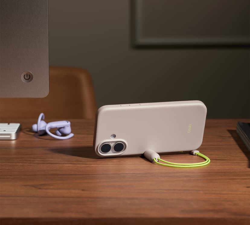 Apple Beats Kickstand Case with MagSafe and Camera Control iPhone 17 Limefarget, Steinfarge