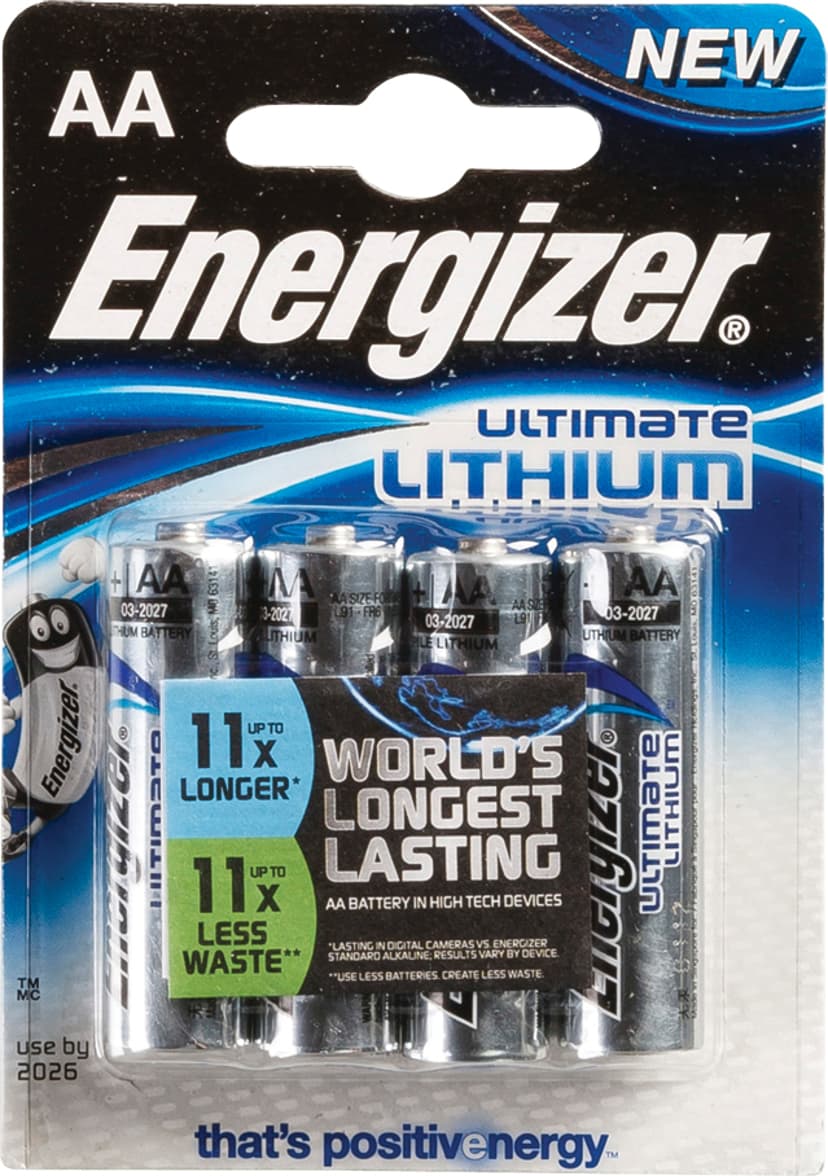 Energizer Ultimate Litium AA (4-Pack)