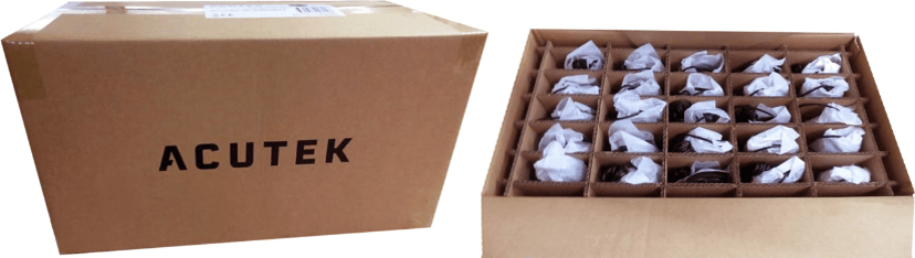 Acutek Wired Standard Mouse L40W 50-Pack Bulk - (Kuppvare klasse 2) USB-A