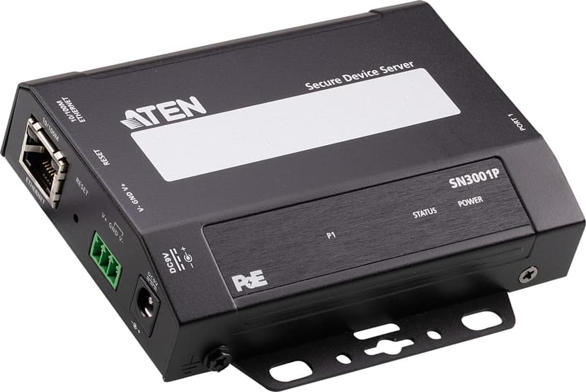 Aten 1-Poort RS-232 beveiligde apparaatserver met PoE