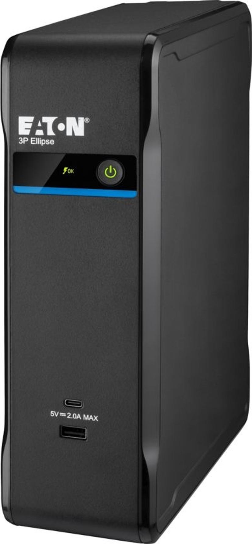 Eaton 3P Ellipse UPS-virtalähde Valmiustila (ilman yhteyttä) 0,9 kVA 540 W 4 AC-pistorasia(a)