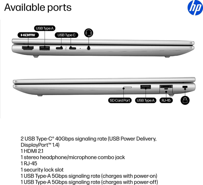 HP EliteBook 6 G1q Qualcomm Snapdragon X Plus 32GB 512GB 14"