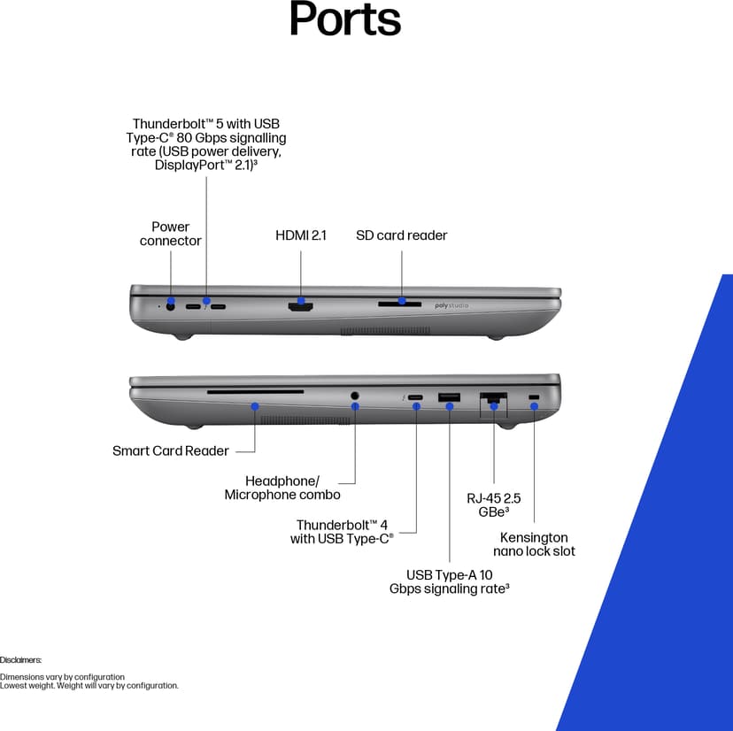 HP ZBook Fury G1i Intel Core Ultra 9 64GB 1000GB RTX PRO 4000 Blackwell 16"