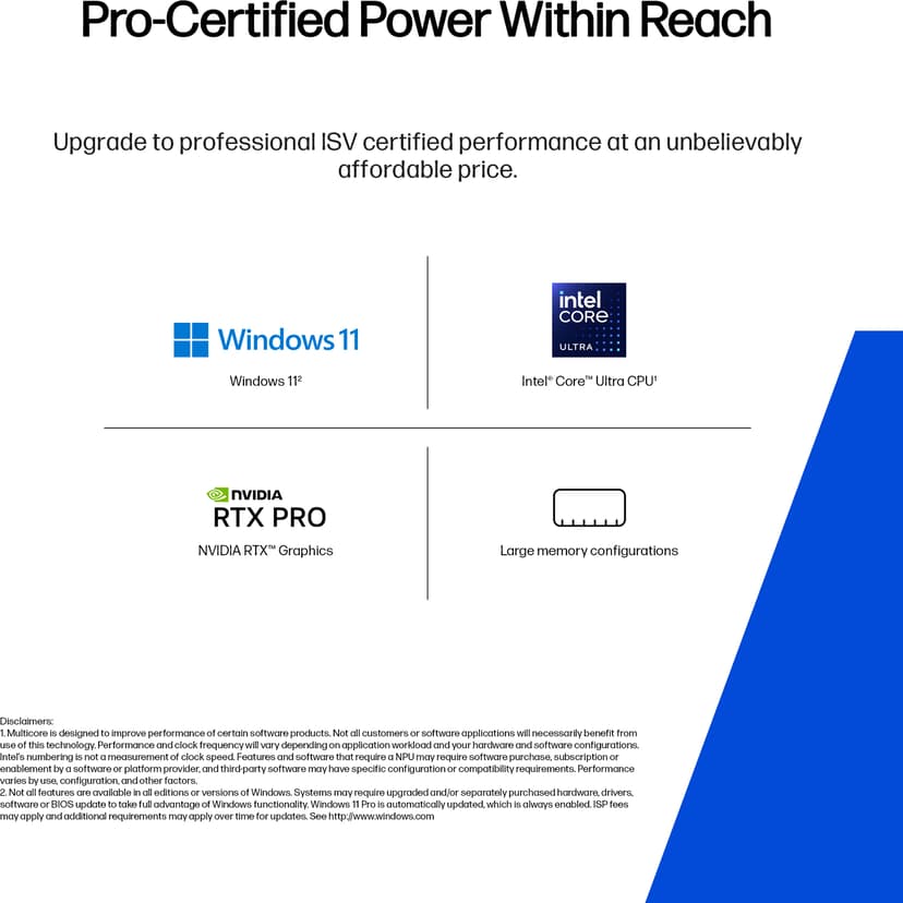 HP ZBook X G1i Intel Core Ultra 7 32GB 1000GB RTX PRO 500 BW 16"