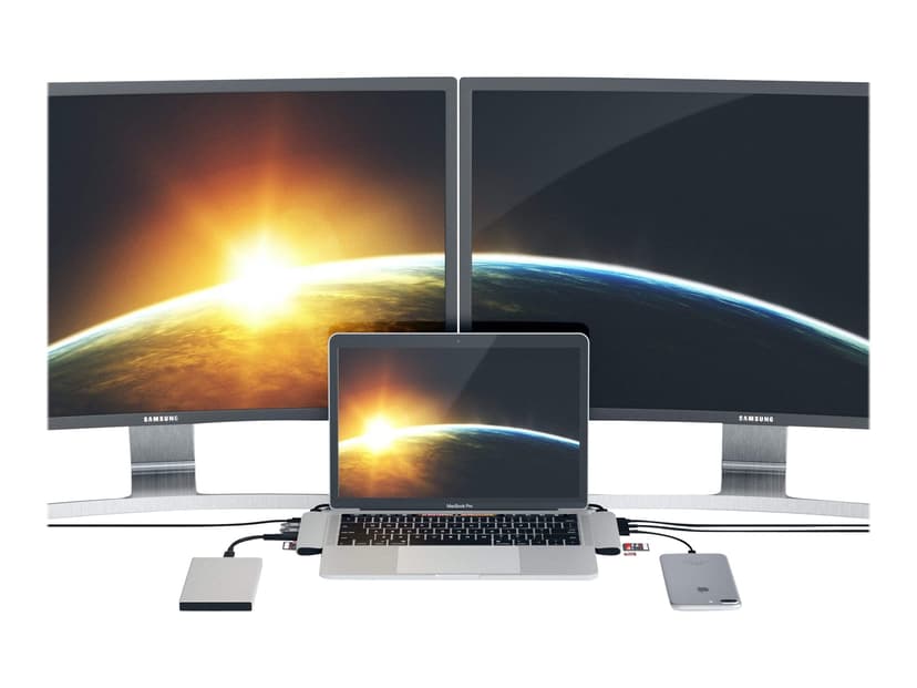 Satechi Type-C PRO Hub USB 3.2 Gen 1 (3.1 Gen 1) Type-C