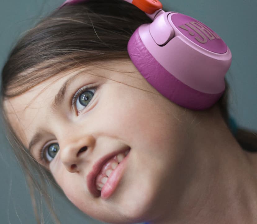 JBL JR 460NC Stereo USB-C Blå