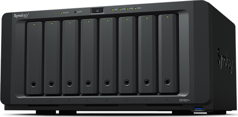 Synology DiskStation DS1821+ 8-Bay NAS - (Kuppvare klasse 2)