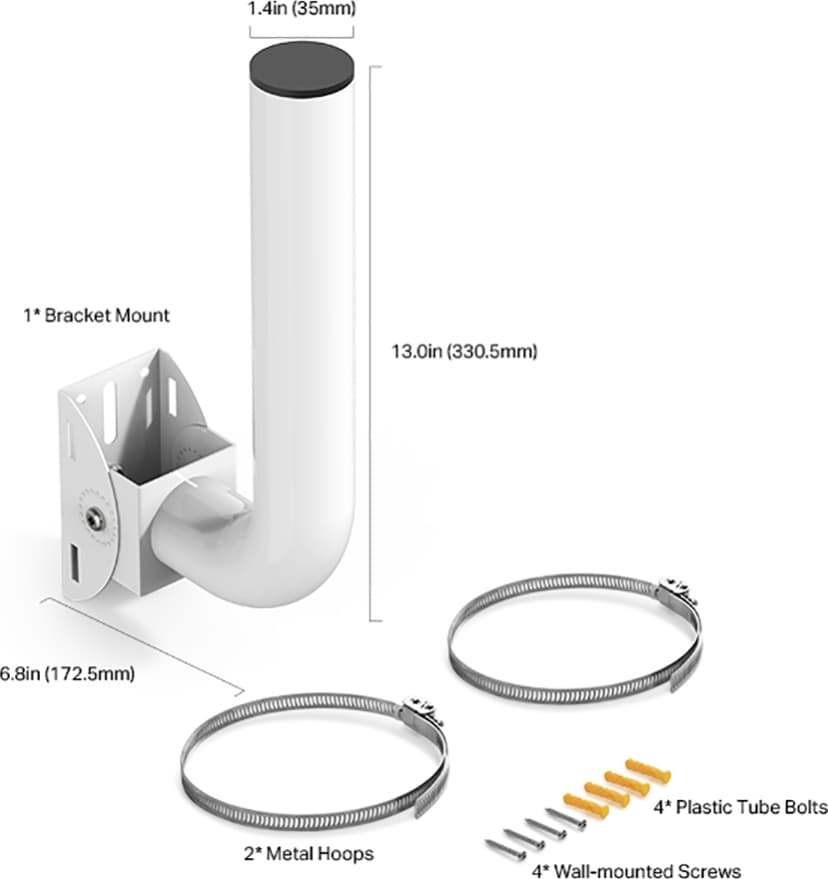 TP-Link TL-APM200 Stång/Väggmonteringskit - Utomhus AP