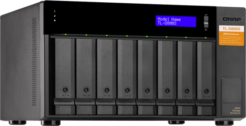 QNAP TL-D800S 8-bay Desktop-udvidelsesenhed
