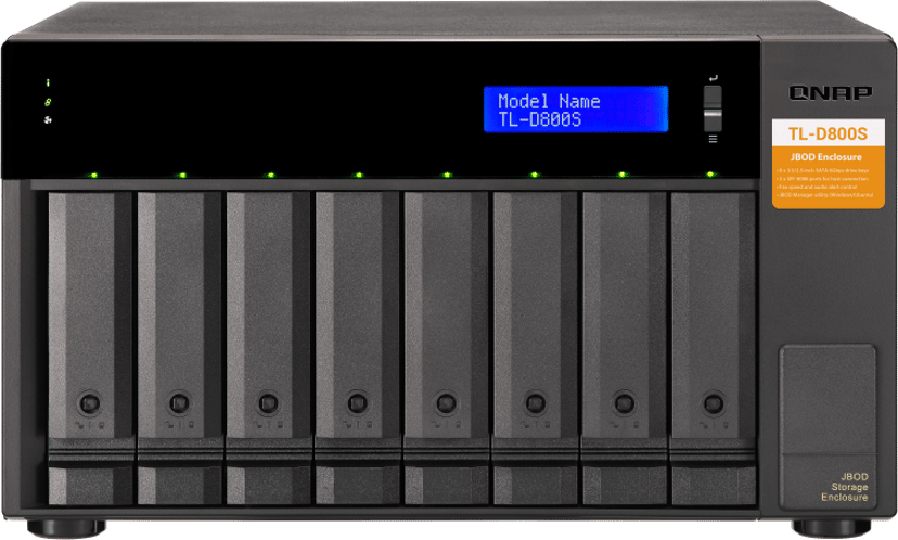 QNAP TL-D800S 8-bay Desktop-udvidelsesenhed