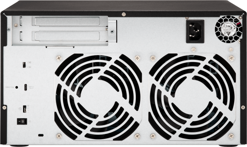 QNAP TL-D800C harddiskkabinett HDD/SSD-kabinett Sort, Grå 2.5/3.5"