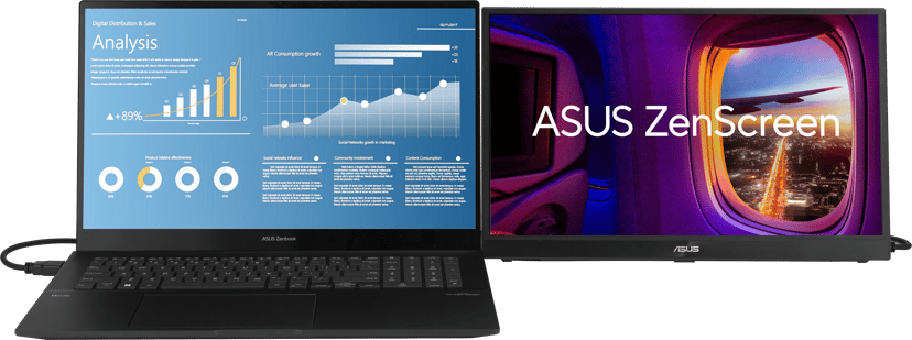 ASUS ZenScreen MB17AHG 17.3" 1920 × 1080pixels IPS 16:9 144Hz