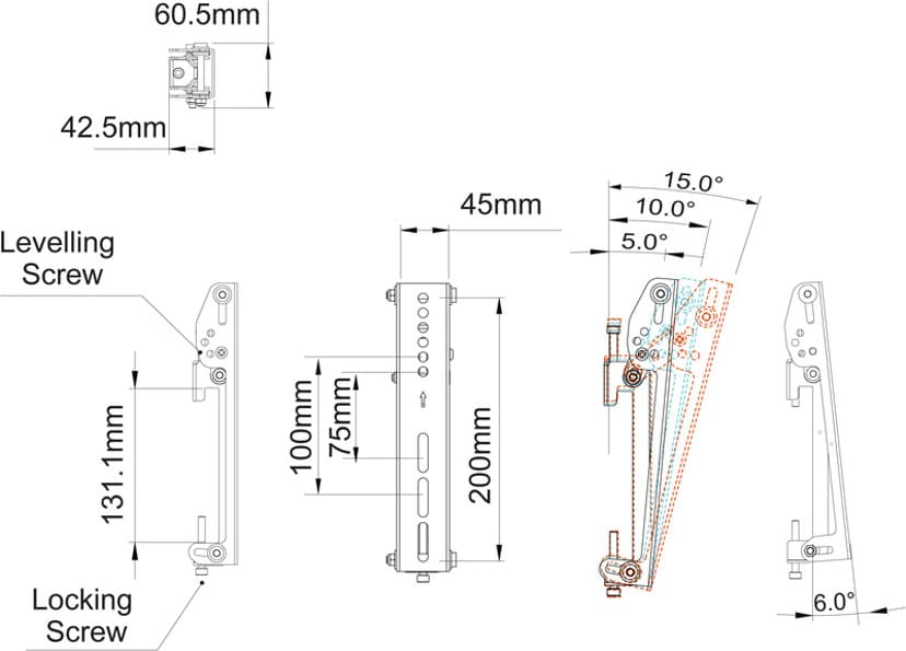 Multibrackets M Pro Vesa 200mm