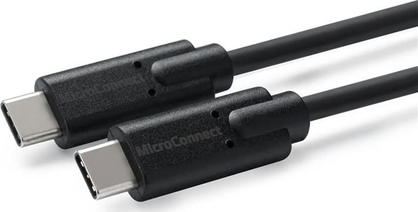 Microconnect USB3.2CC1.5 USB-kabel USB 3.2 Gen 2x2 1,5 m USB C Svart 1.5m USB-C USB-C Svart