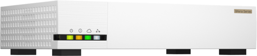 QNAP QHora-322 kabelansluten router 2.5 Gigabit Ethernet, 10 Gigabit Ethernet Vit