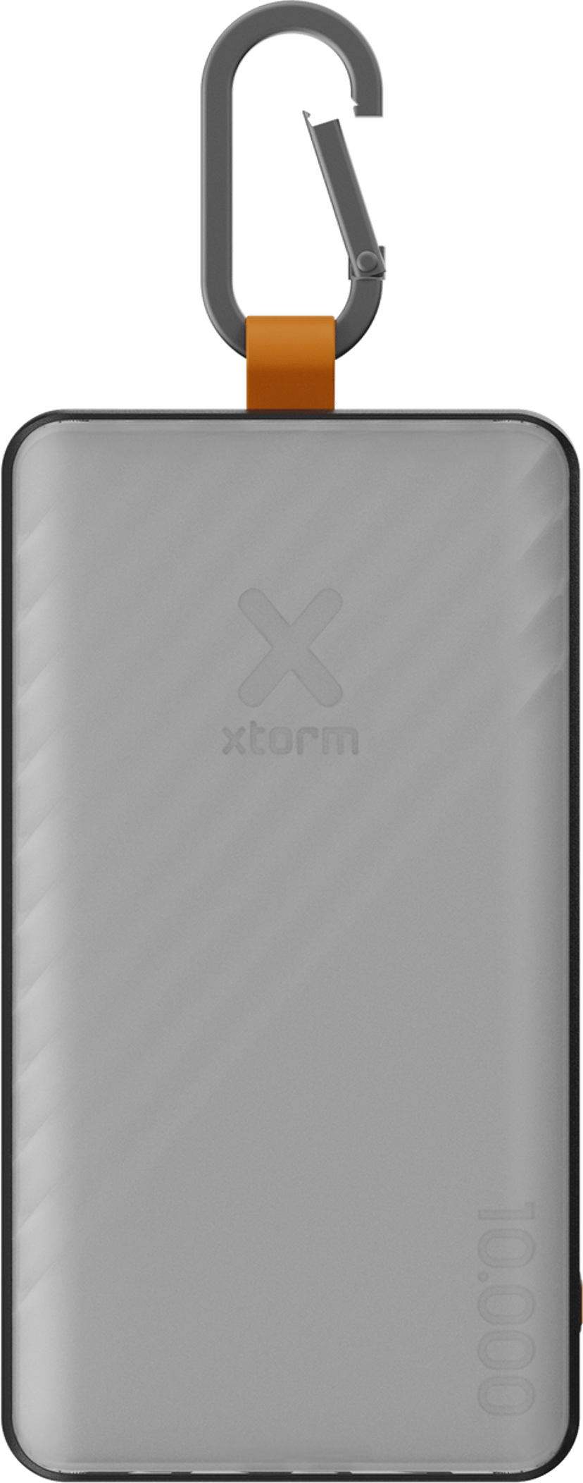 Xtorm GO2 Solar Powerbank 10000mAh + Light 10000mAh Grå, Orange, Svart