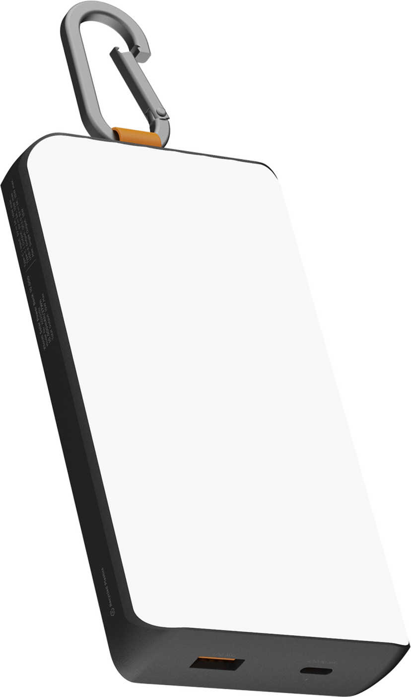 Xtorm GO2 Solar Powerbank 10000mAh + Light 10000mAh Grå, Orange, Svart