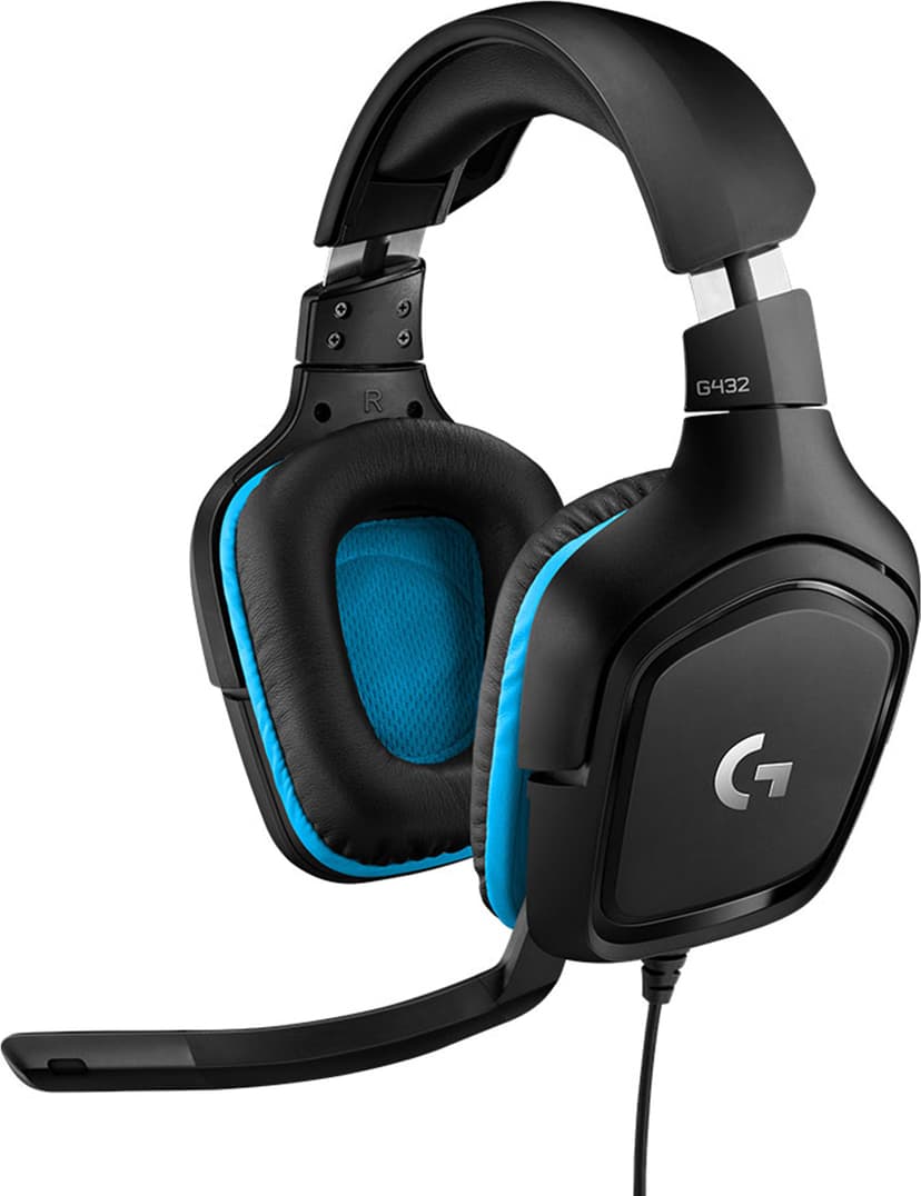 Logitech Gaming Headset G432 Stereo Blå, Svart