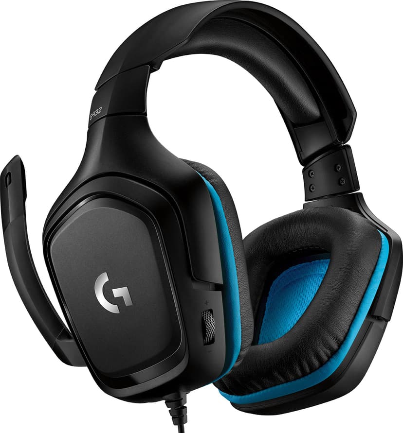 Logitech Gaming Headset G432 Stereo Blå, Svart